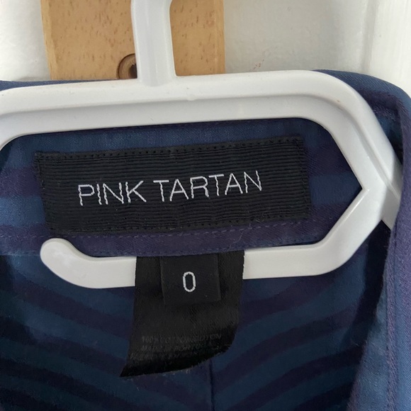 Pink tartan blues striped Shirt - Picture 2 of 2